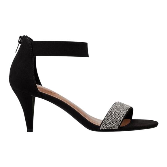 Style & Co Women's Phillys Two Piece Evening Sandals Black Size 5 - Picture 2 of 4